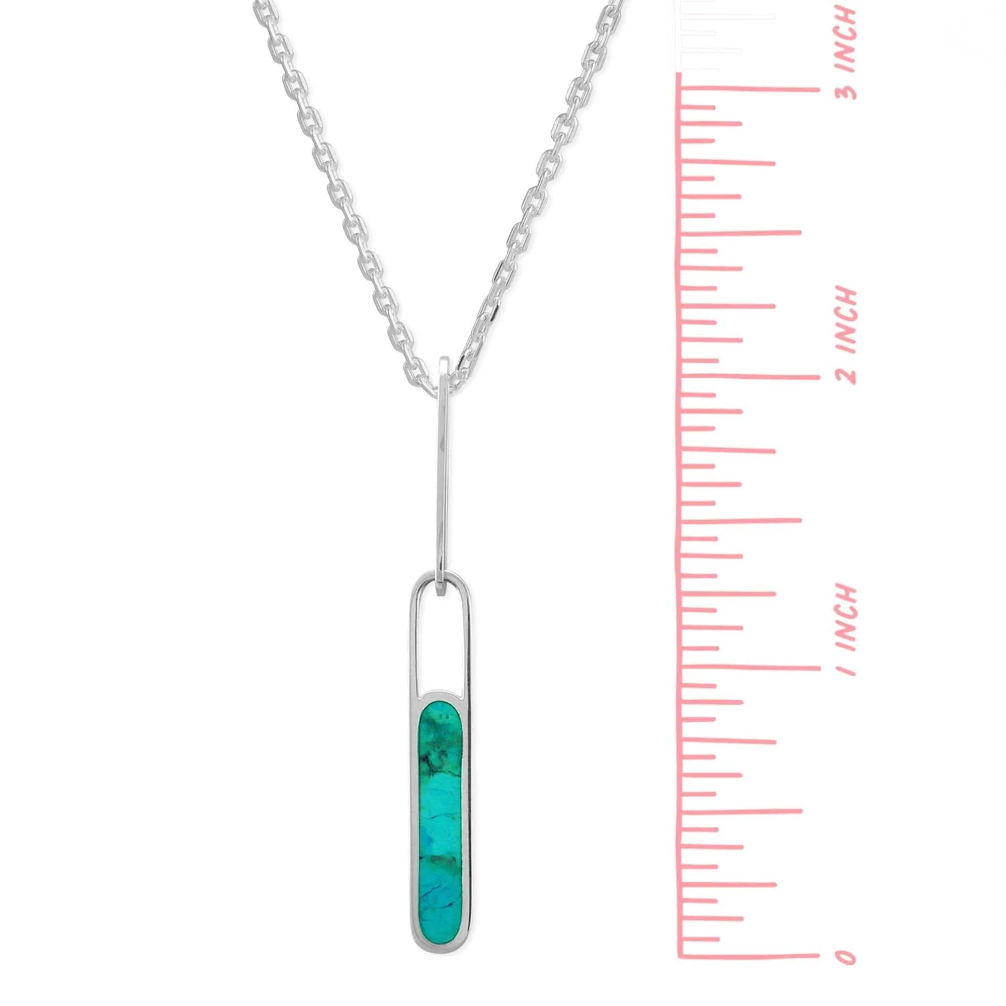 Alina Bezel Pendant Necklace with Stone - Image 6