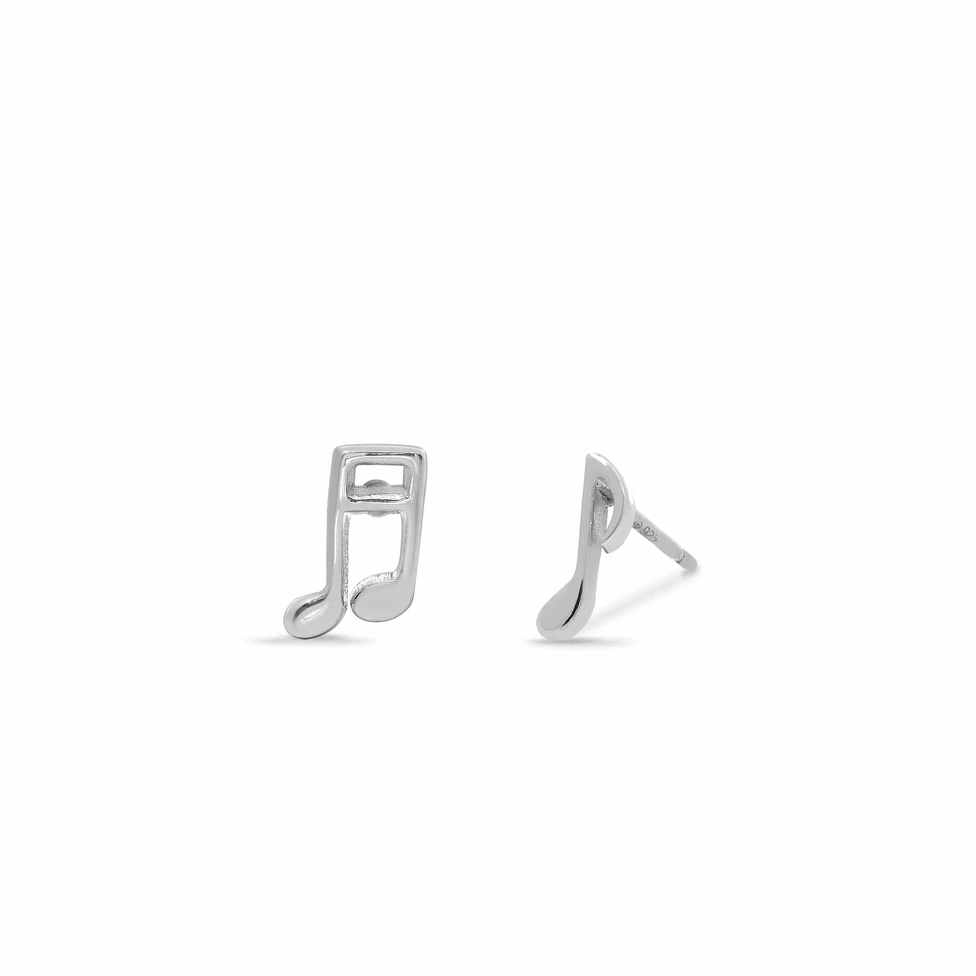 Treble Clef and Eighth Note Music Studs