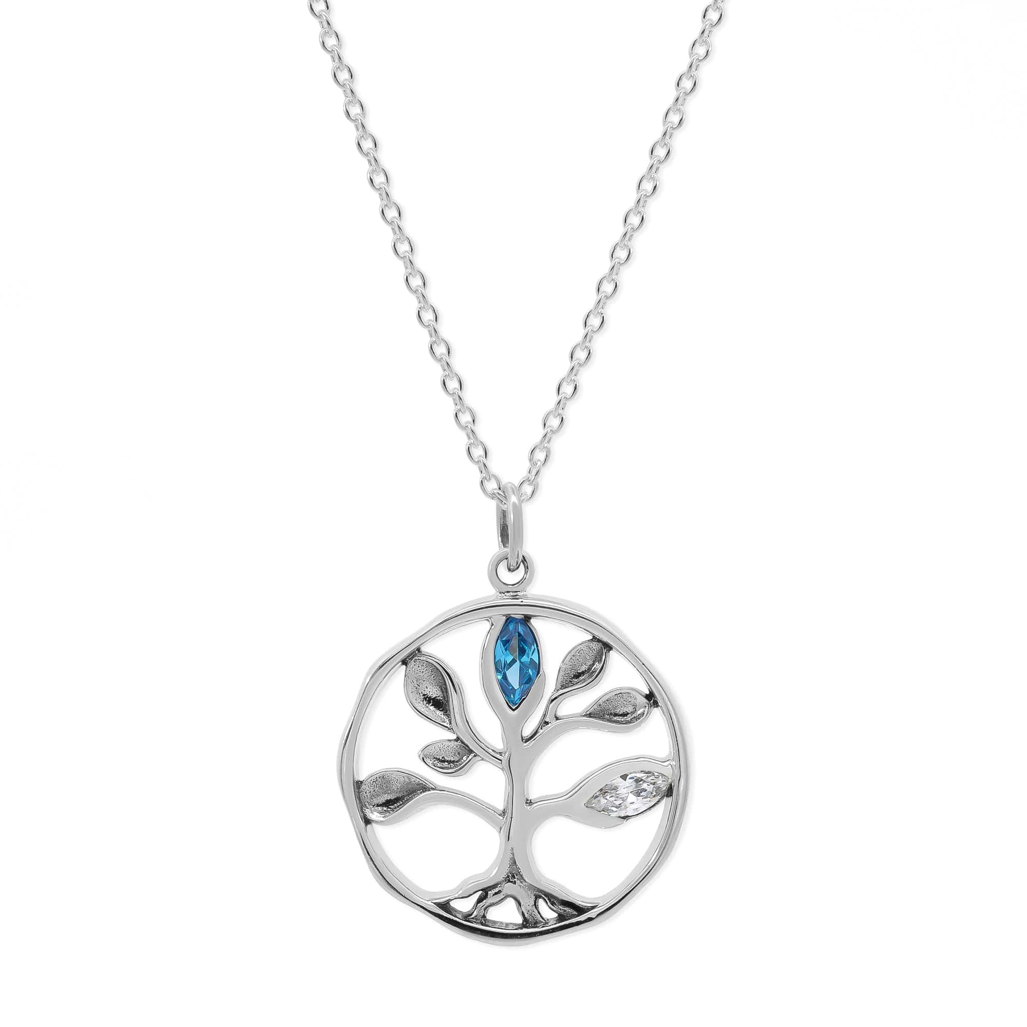 Tree of Life Necklace with Stone