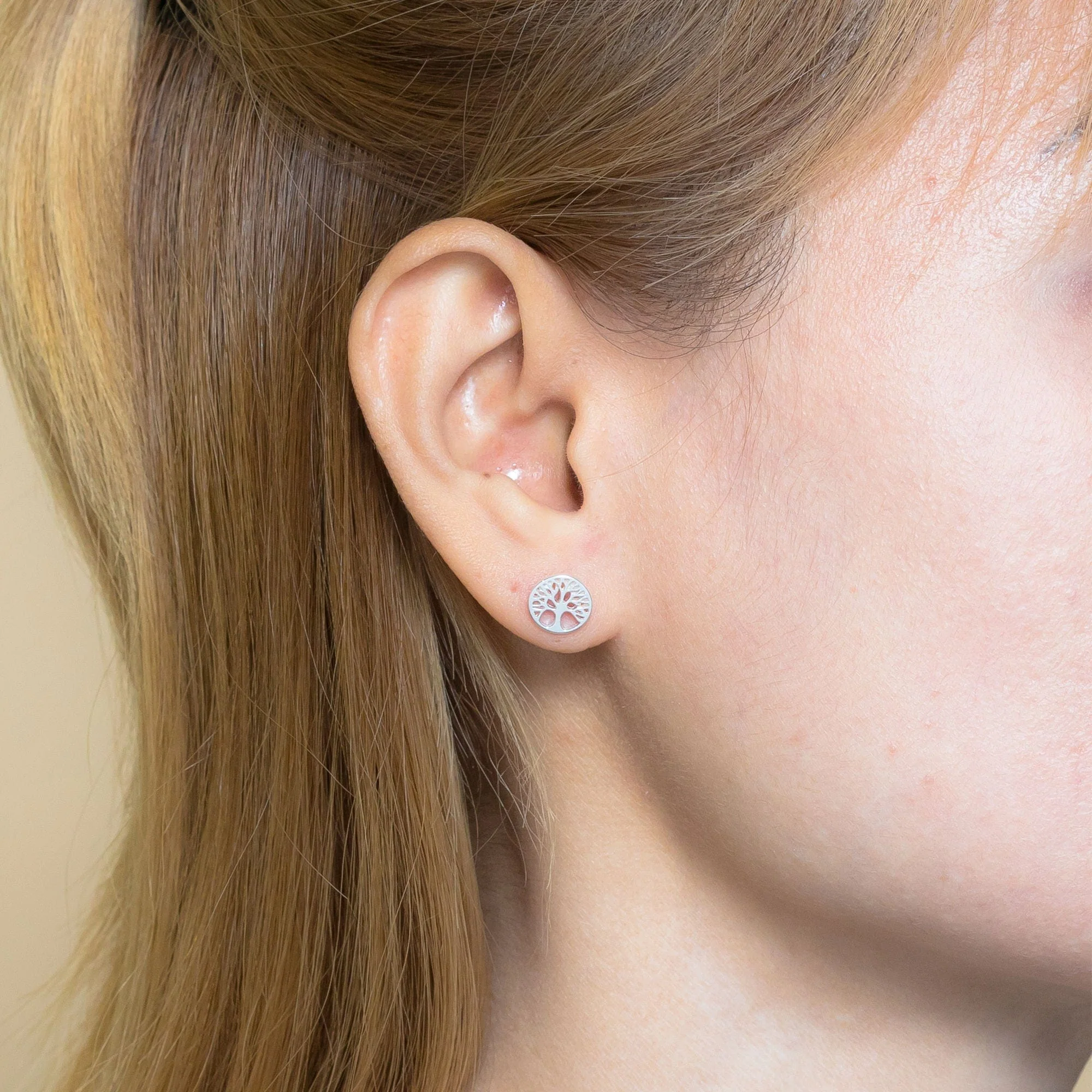 Tree of Life Stud Earrings - Image 2