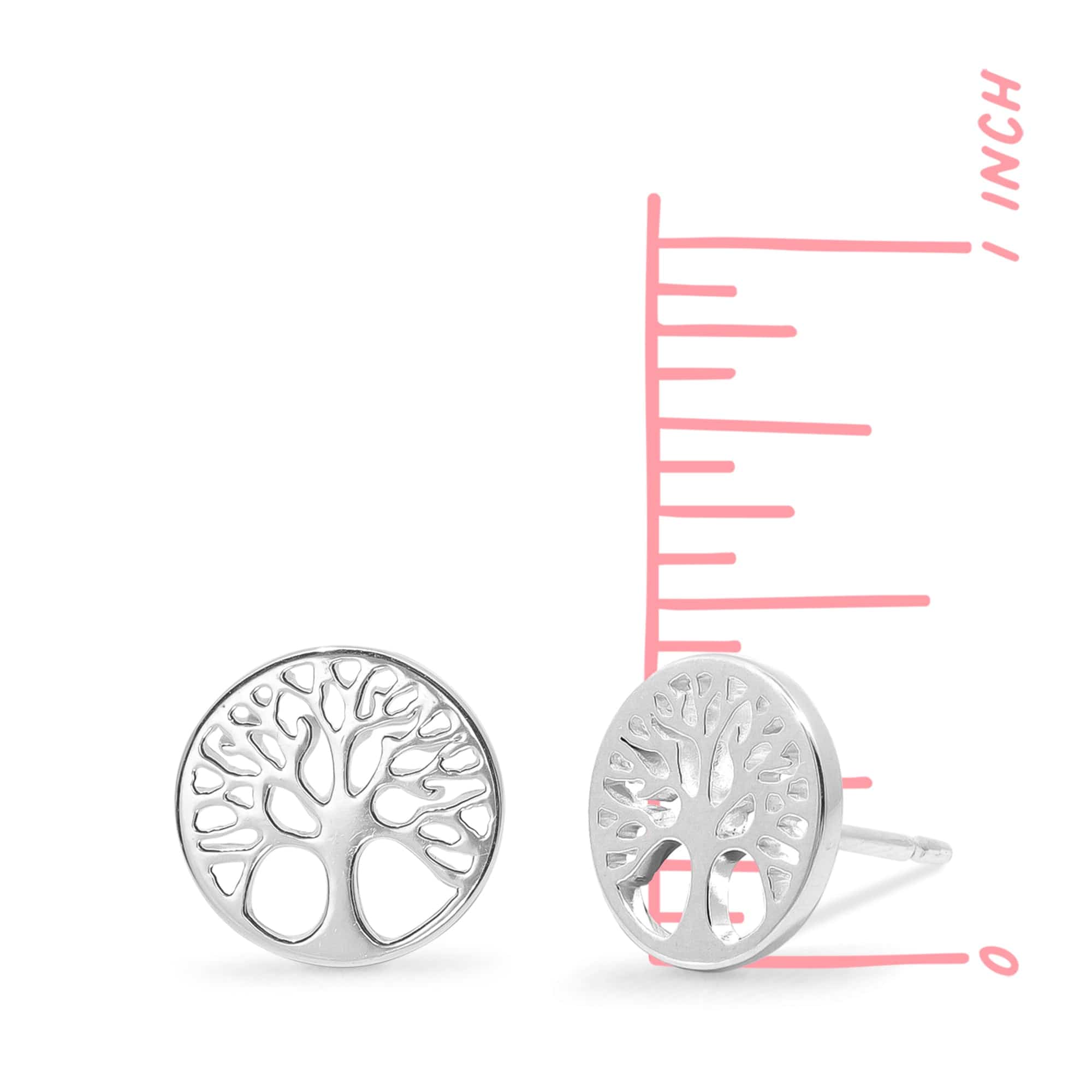 Tree of Life Stud Earrings - Image 6