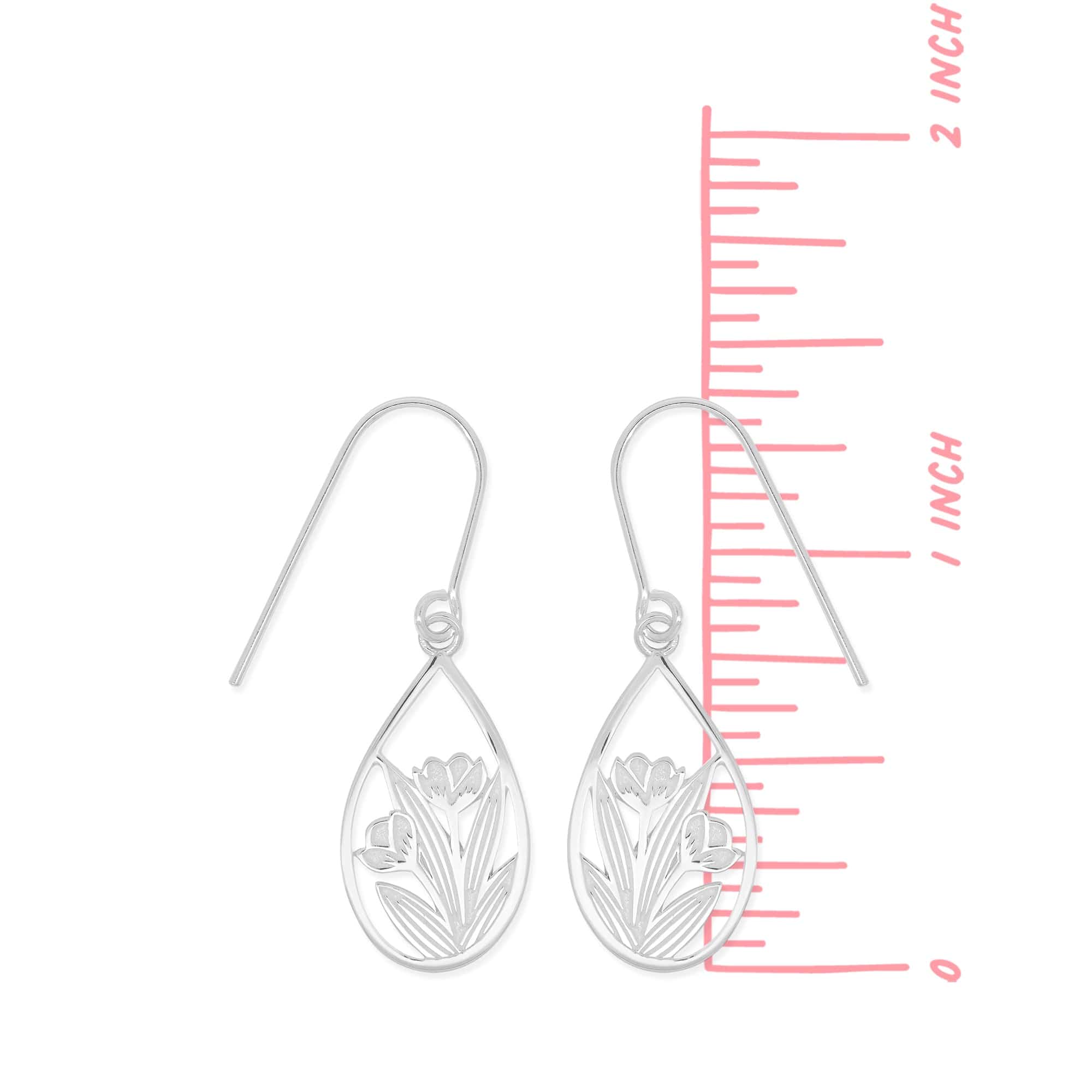 Tulip Dangle Earrings - Image 3