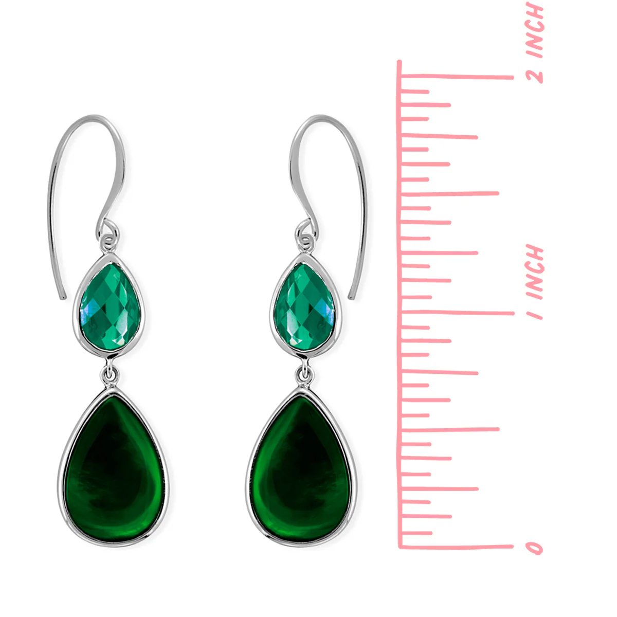 Doublet Dangle Earrings - Image 5