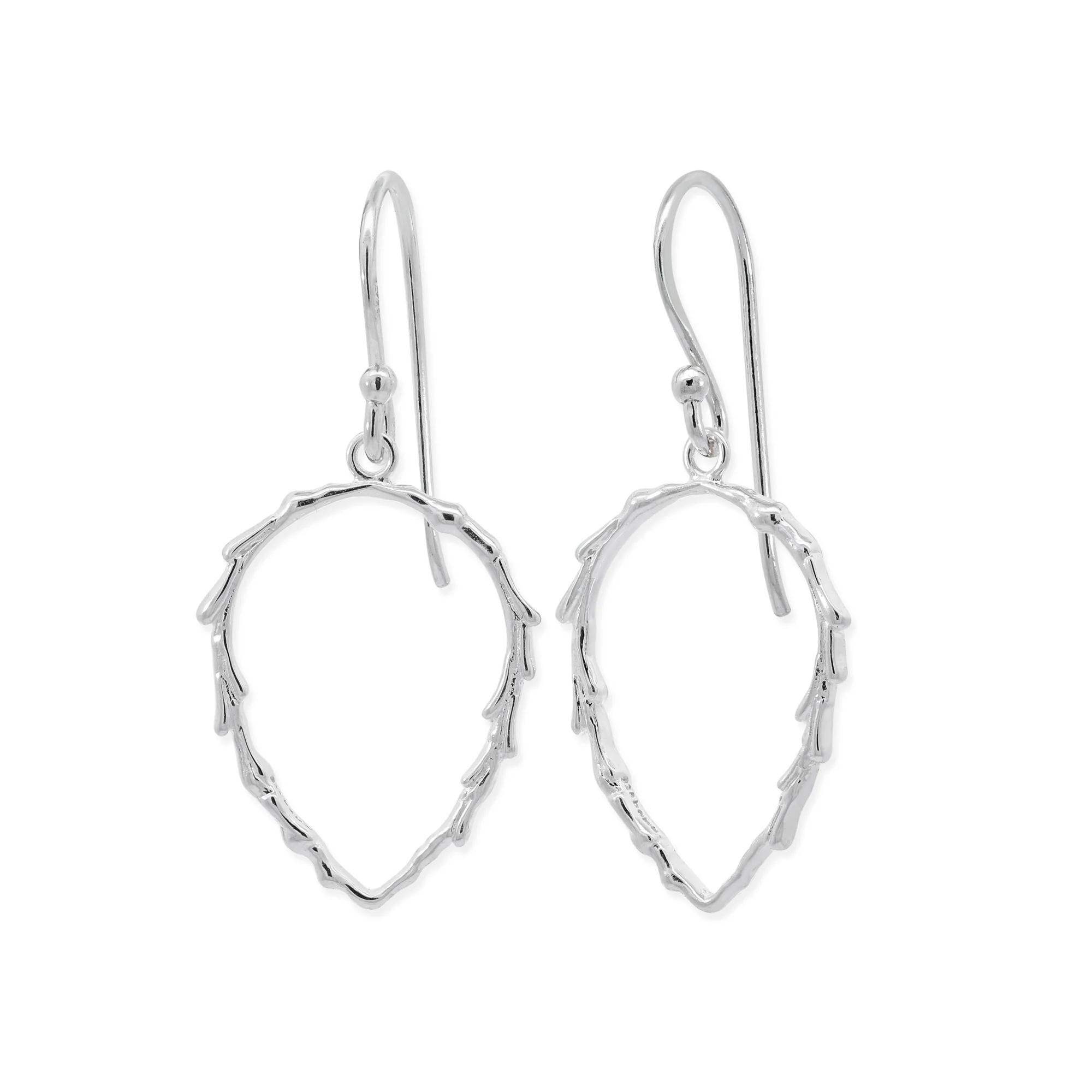 Vine Teardrop Dangle Earrings