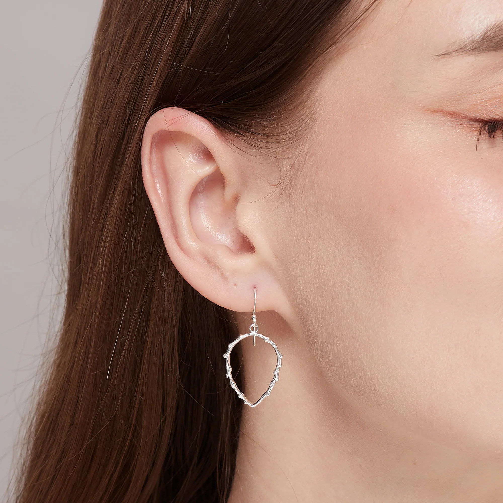 Vine Teardrop Dangle Earrings - Image 2
