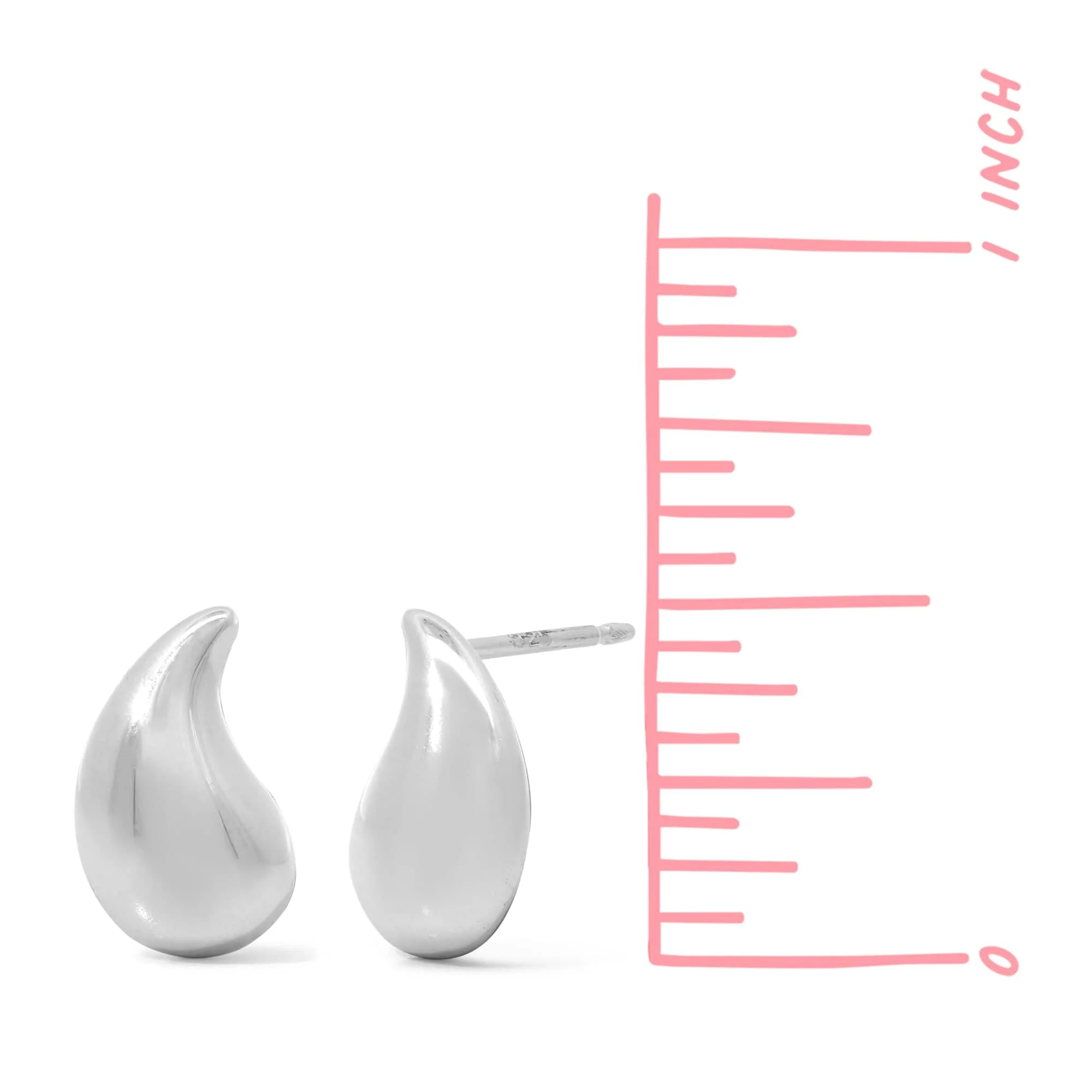 Water Droplet Studs - Image 4