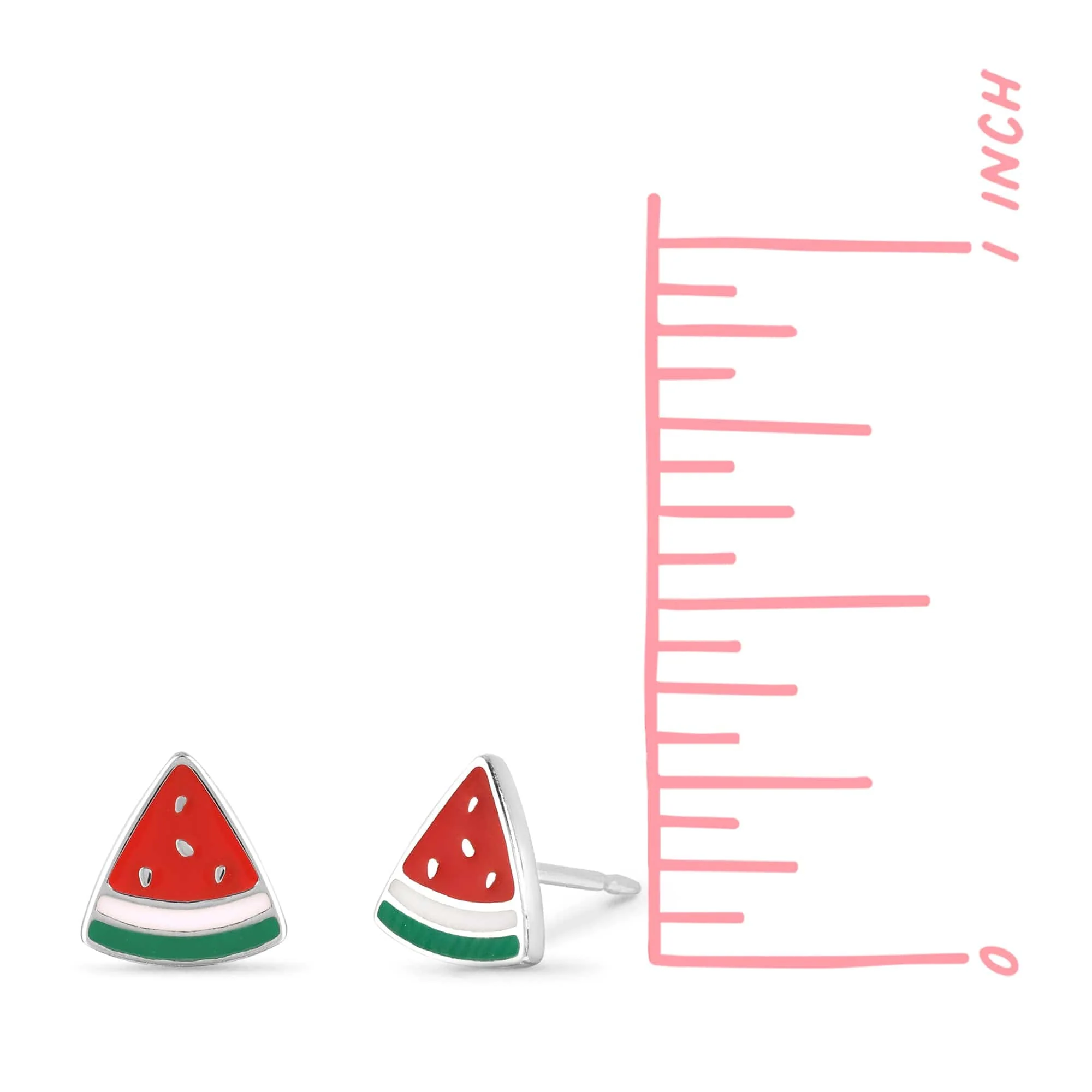 Watermelon Slice Studs - Image 4