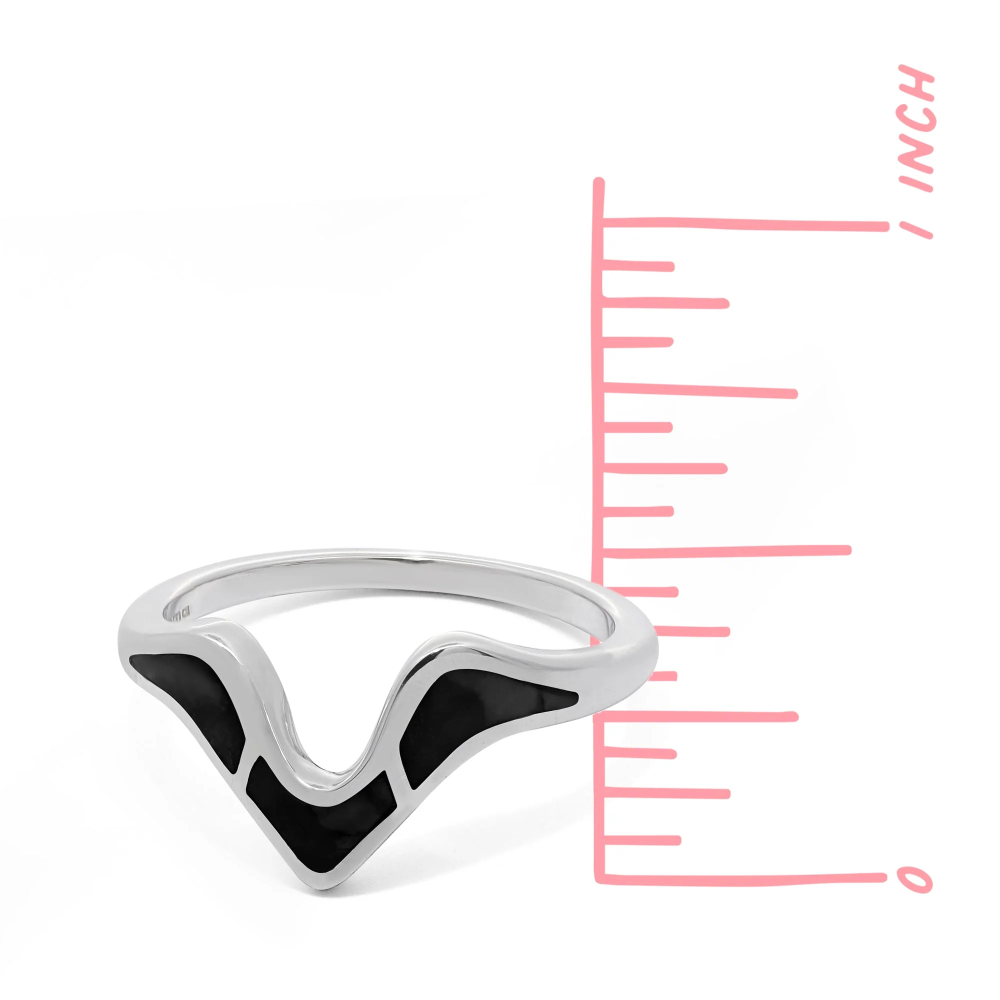 Wave Ring with Stone - Image 9