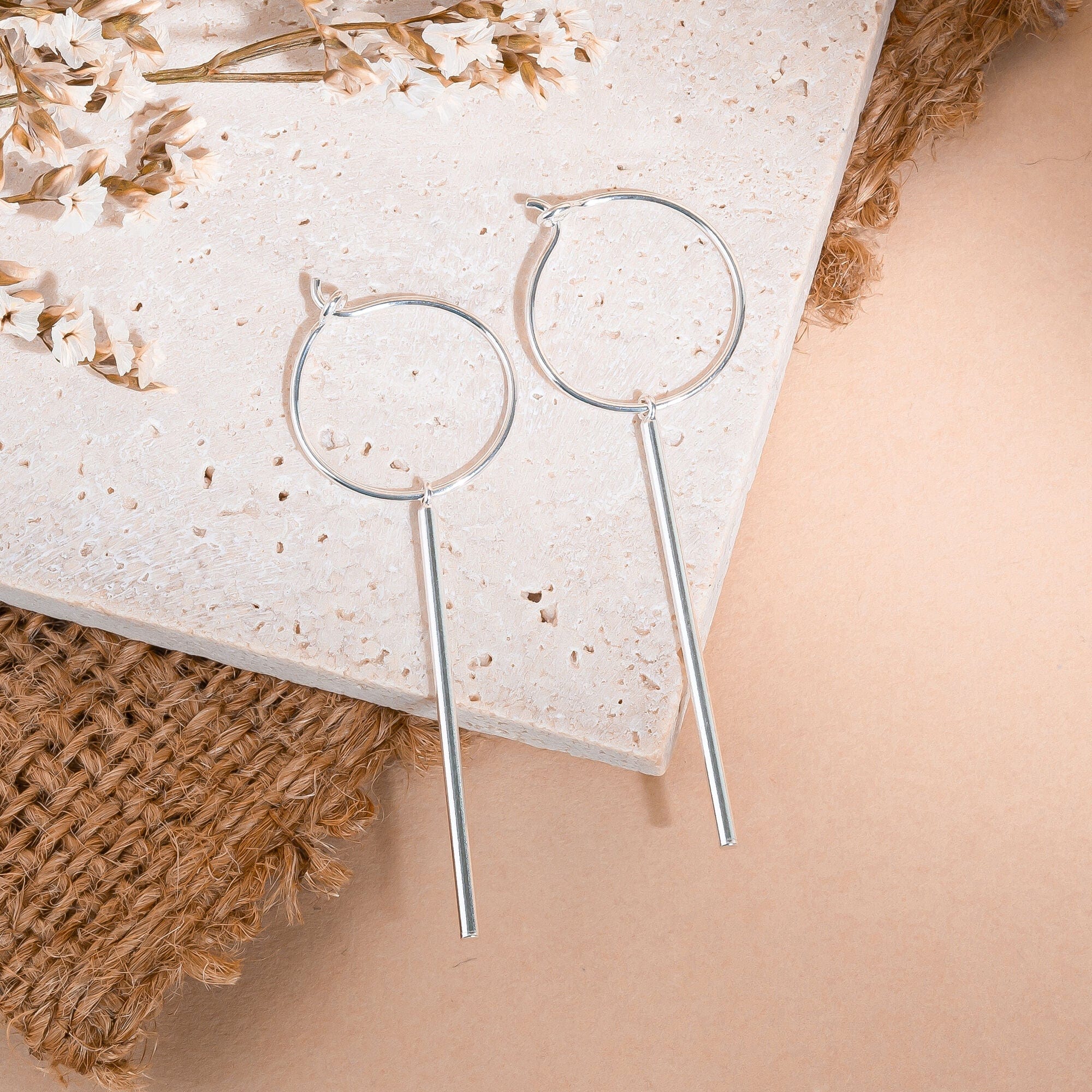 Wild Wire Hoops with Movable Long Bar - Image 3