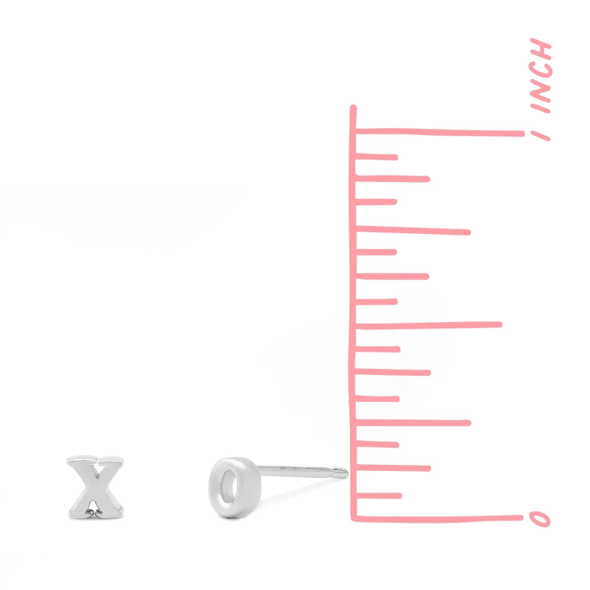 XO Stud Earrings - Image 4
