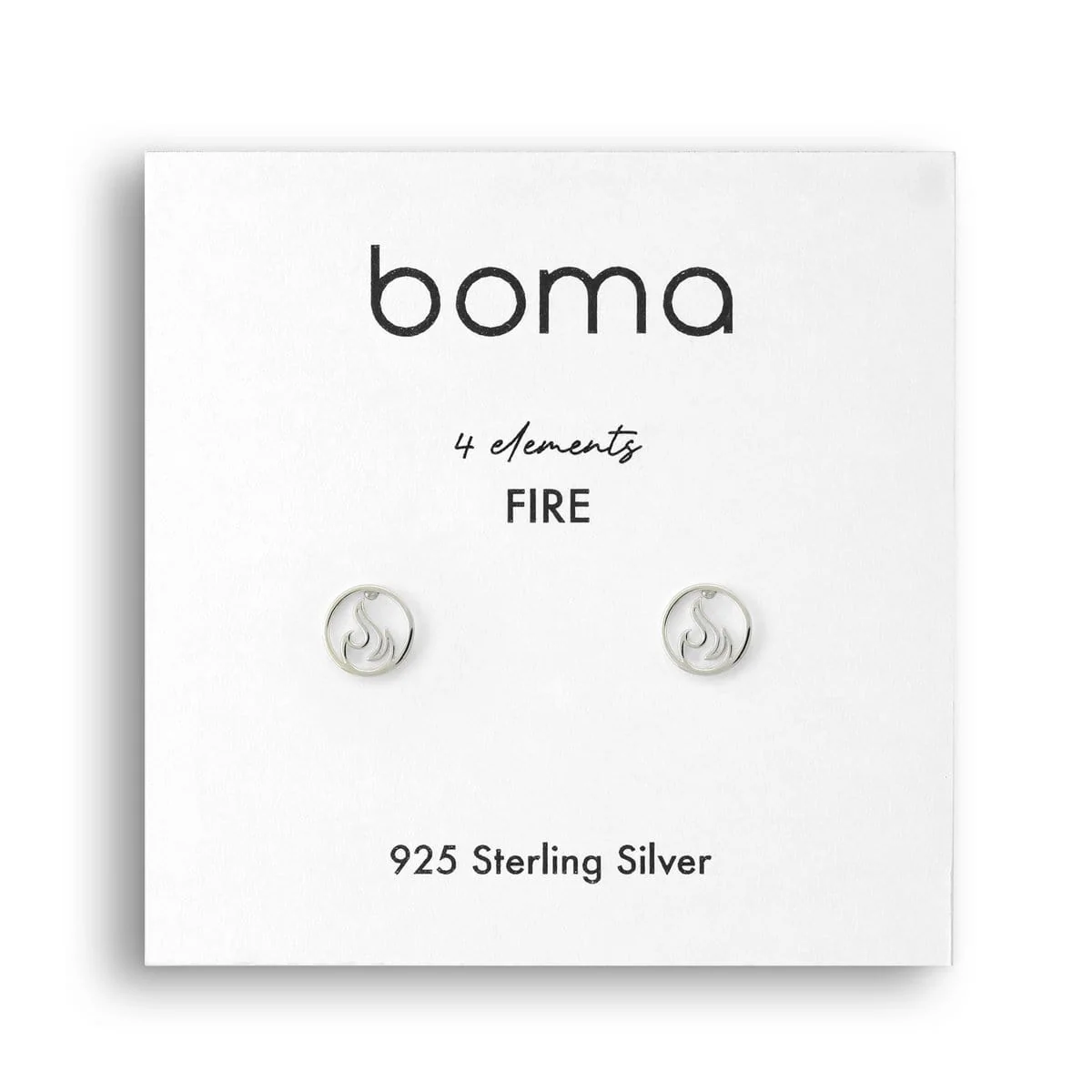 Round Fire Flame Studs - Image 3